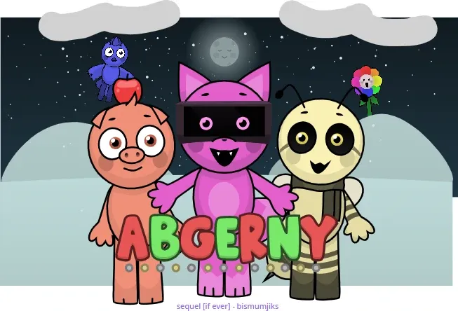 Pikadimady 2 Game Logo featuring Sprunki characters