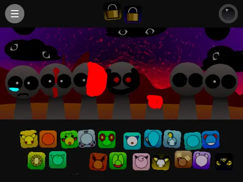 Logo for Pokemon Sprunki Pyramix Remade horror mod featuring Giratina