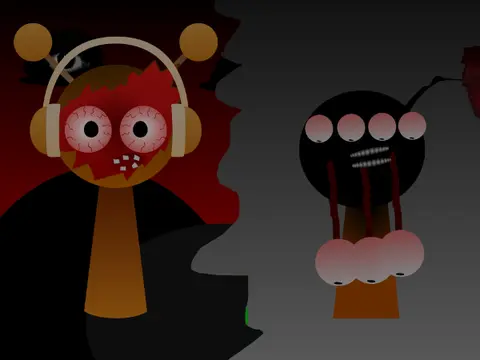 A horror-themed fusion of Puffbars Sprunkiswap and a custom Sprunki Phase game