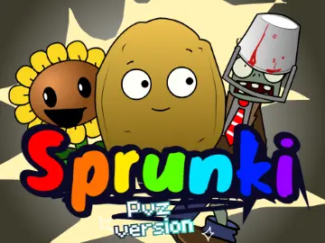 PVZ Sprunki Incredibox Remaster Official Game Cover - Horror Mod Edition
