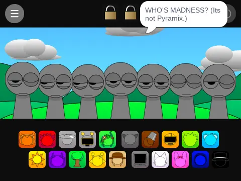 Pyramix Mod Sprunki pyramid formation music game