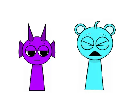 Animated Sprunki game logo showing expressive characters in remix style