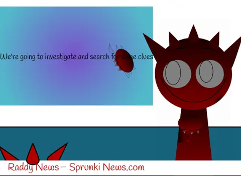 Raddy News Sprunki Newscom game with character information and updates