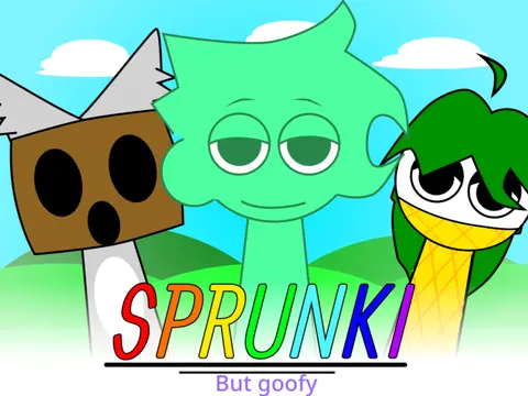 Sprunki But Goofy funny characters and comedy sound effects