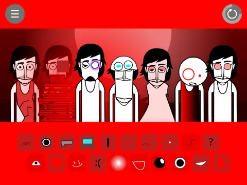 Red City Sprunki 2 Infection horror game featuring infected sprunki characters