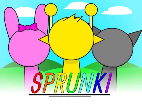 Create custom Sprunki faces with remix features game