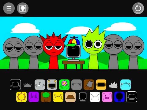 Incredibox Sprunki Remix with Altered and Disturbing Images