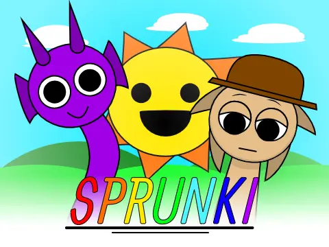 Retaken Sprunki Game Logo