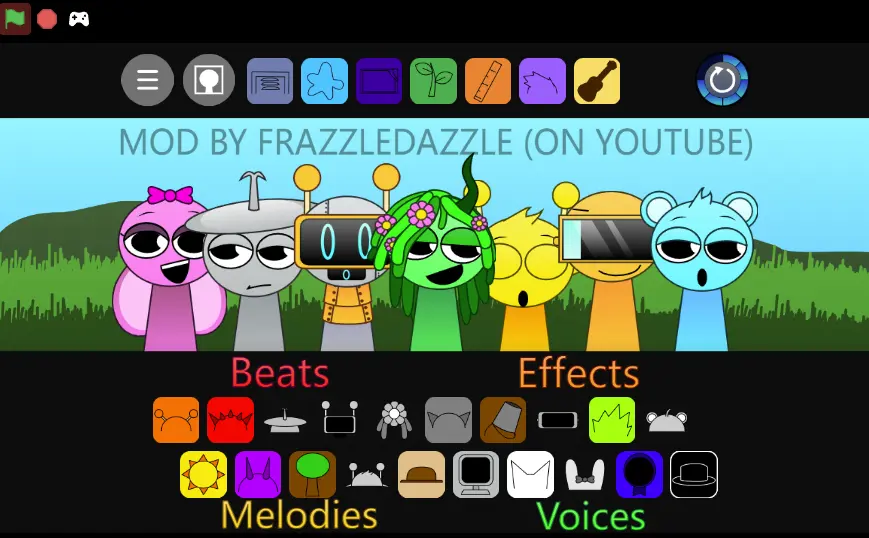 Scrunkly Revamped Gameplay Screenshot - Showing new character interactions