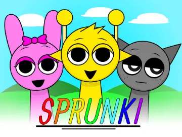 Sharky Sprunki 2 Game Logo - Interactive Sprunki Adventure