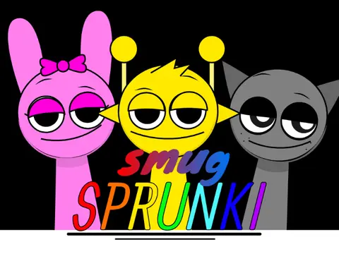 Smug Sprunki Character Cover Art
