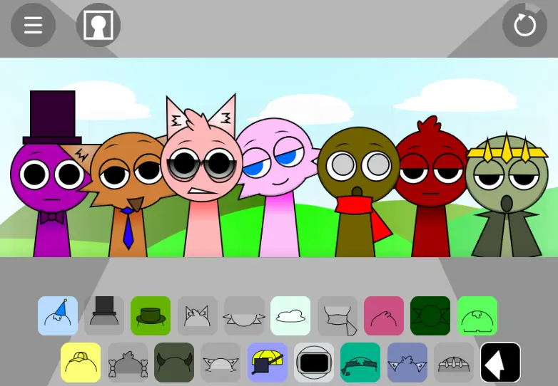 Sperunky Gameplay Preview Sperunky Gameplay Screenshot - Sprunki Adventure