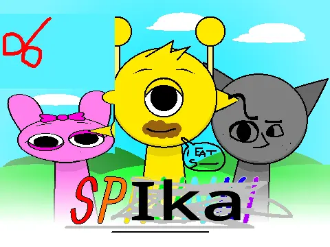 Spika Sprunki But Bad Game Logo