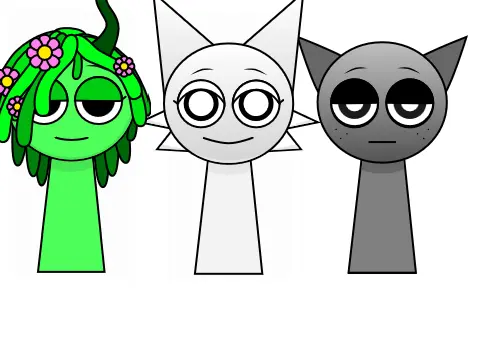 Spinning Sprunki Game featuring colorful Sprunki characters in puzzle gameplay