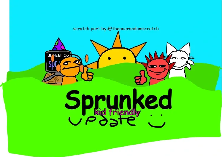 Sprunked Version 2.0 Horror Game Cover - Definitive Remastered Retake Edition