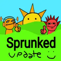 Sprunked New Things Game Logo