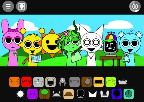 Sprunker Game in Action Sprunker Gameplay Screenshot - Exciting Platform Action