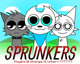Sprunkers Game Logo - Colorful Sprunki Characters