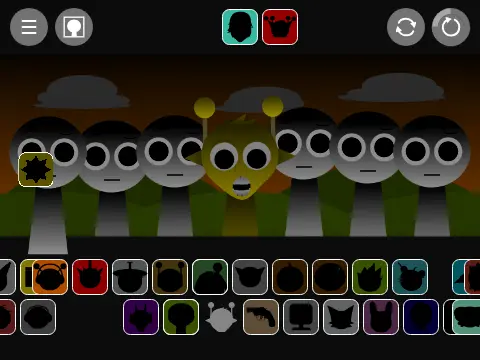 Sprunki 1.5 game featuring custom original characters