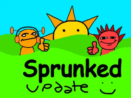 Logo for Sprunki 1996 But Sprunked mod, a fan recreation of the classic Draker mod