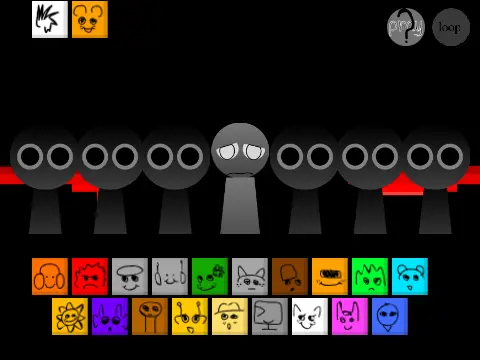 sprunki 1996 but sprunki s day off work in progress game cover image