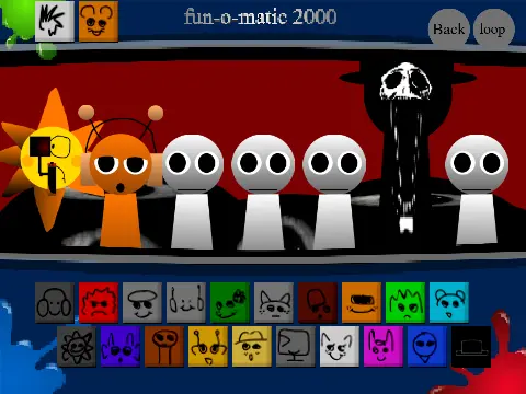 Sprunki 1996 FE Remix V3 family friendly game logo