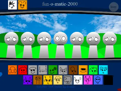 Sprunki 1996 Realistic Recreation Beta Remix-2 game cover showing realistic character designs