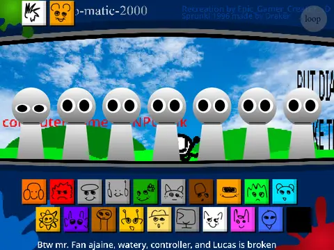Logo for Sprunki 1996 Remix Remix Phase 3, a mod featuring a specific set of characters