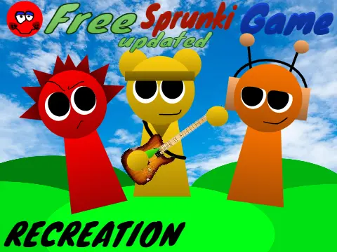 Logo for the unfinished work-in-progress version of Sprunki 1996 Remix