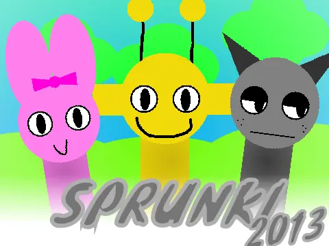 Sprunki 1999 Game Logo - Classic Retro Edition
