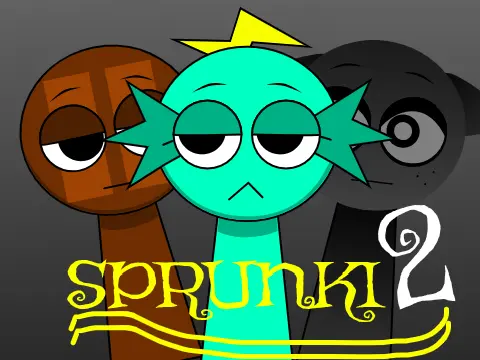 Official logo for Sprunki 2 But I Remade Sounds game featuring updated character designs