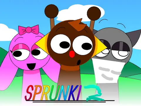 Sprunki 2 Christmas Update Logo Sprunki 2 Christmas Update game cover featuring festive characters