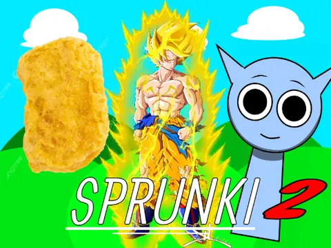 Official Sprunki 2 game logo featuring characters from the popular music game series