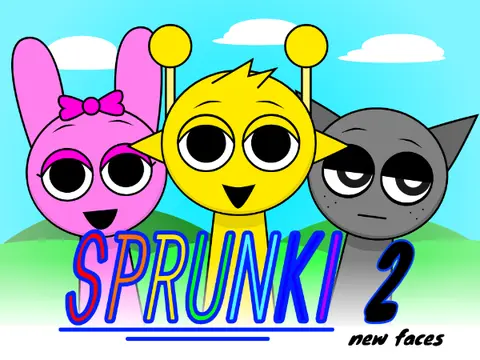 Sprunki 2 New Faces Game Cover Art
