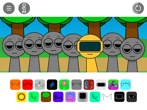 Official logo for Sprunki 2 Update 1 Remix game