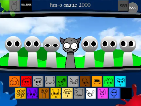 Official logo for Sprunki 2010 Fanmade edition game