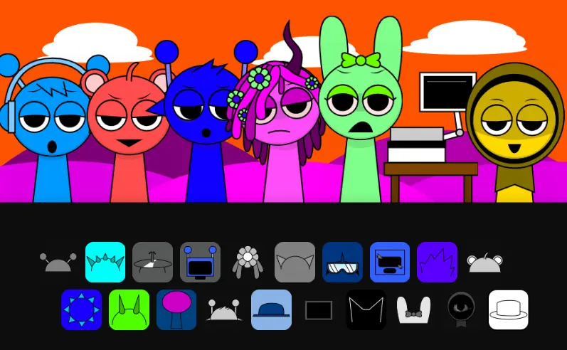 Sprunki 2P Gameplay Screenshot