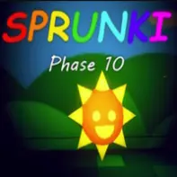 Sprunki 3D Escape Official Game Logo - Horror Adventure Game