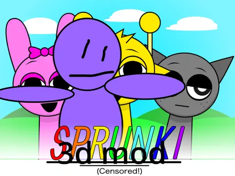 Sprunki 3D Mod game cover image