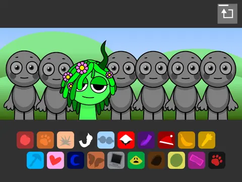 Official Sprunki 4 game logo featuring iconic Sprunki characters