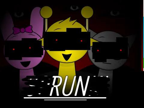 Official cover art for Sprunki 9 game featuring black-themed characters and Wenda