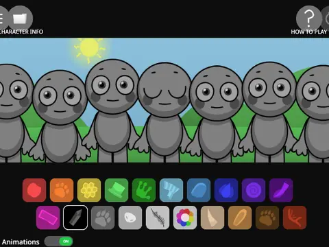 Sprunki Abergény game logo featuring unique abgerny sprunki character design