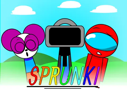 Sprunki Algunos Scratchers y Famosos Game Cover