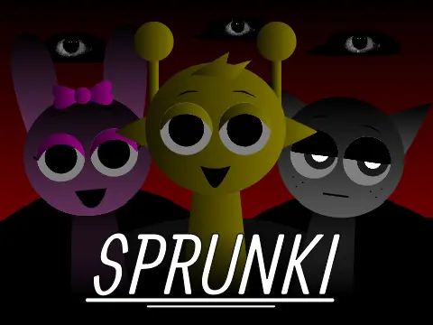 Official Sprunki Alive Edition Cancelled Update Game Logo featuring remastered characters