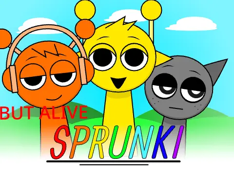 Sprunki Alive V2 animated music game characters