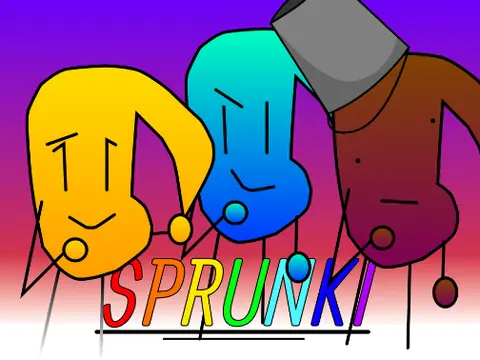 Sprunki All The Droplets Mod gameplay showing droplet mechanics and Vineria character