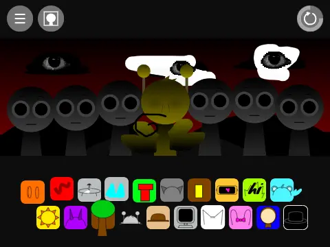 Sprunki Animals Game Logo featuring various animal sprunkis