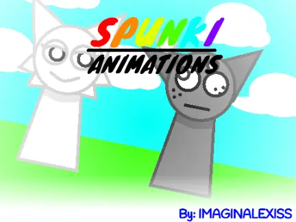 Sprunki Animation What the Cat Is Happening logo with cat and Sprunki characters