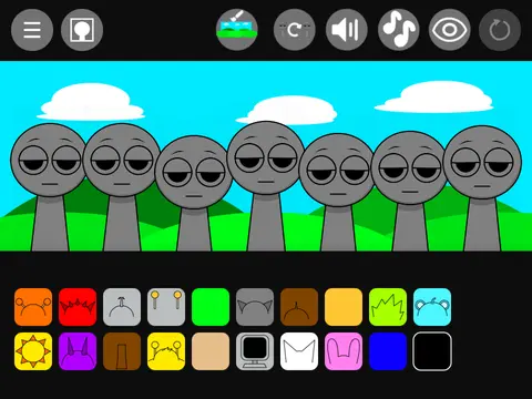 Sprunki Awkward Mod uncomfortable music game experience