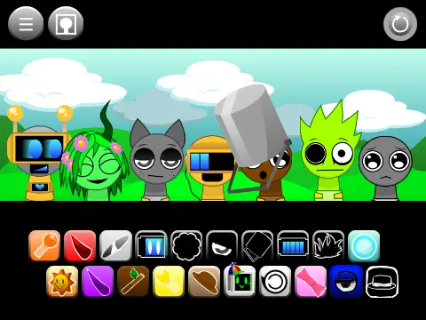 Official cover art for Sprunki Babies Scratch Port V3 game